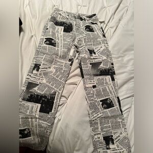 Newspaper Jeans - SMALL - NEW